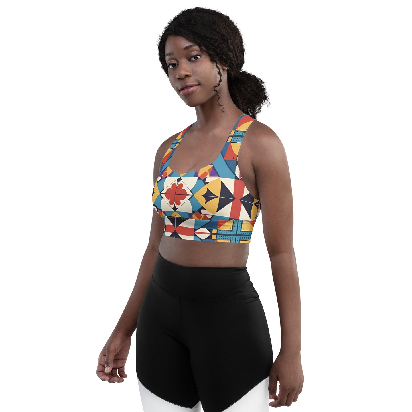 Longline sports bra