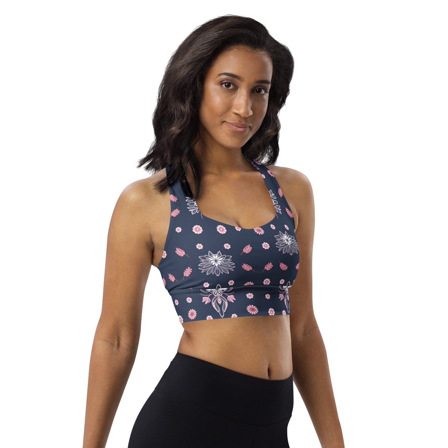 Longline sports bra