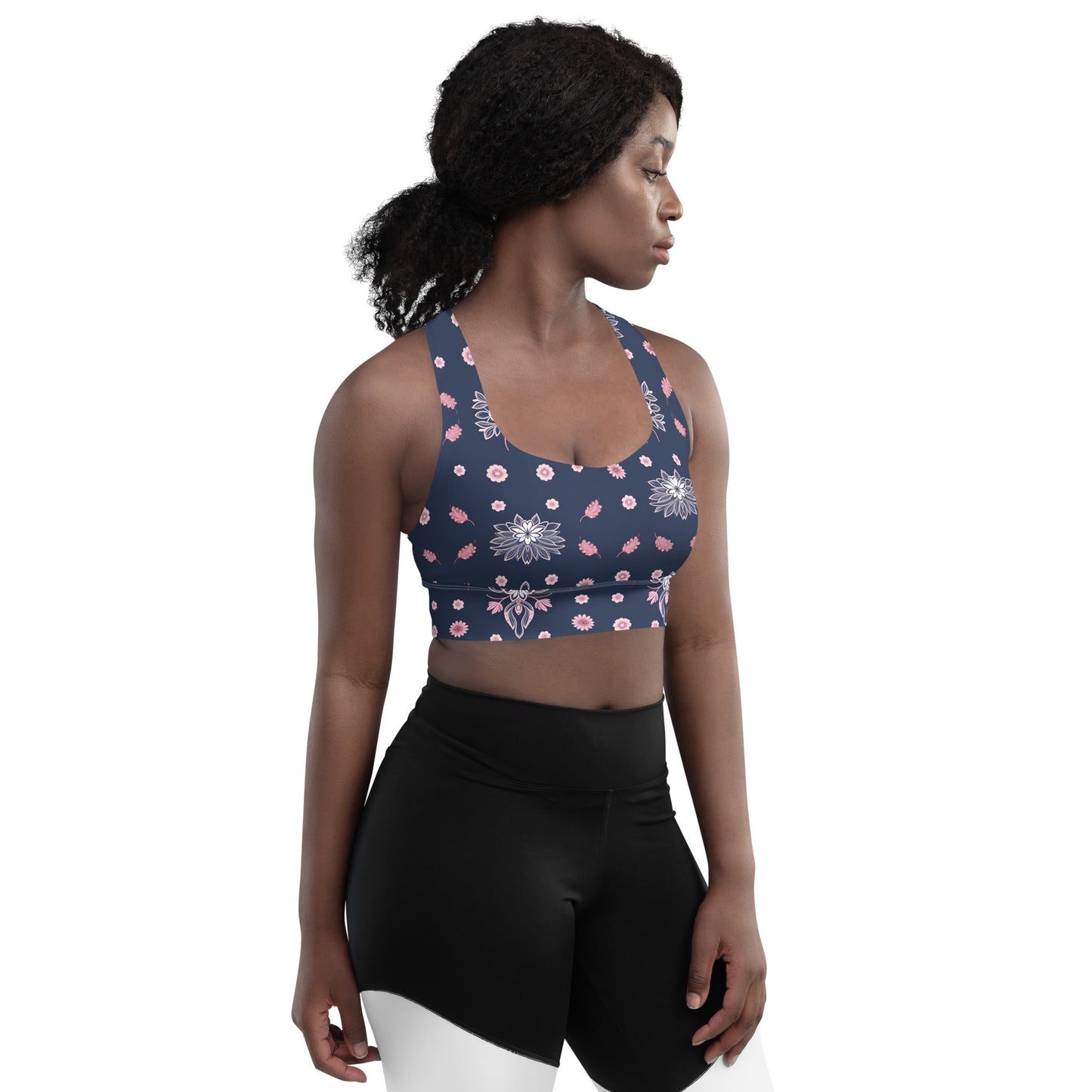 Longline sports bra