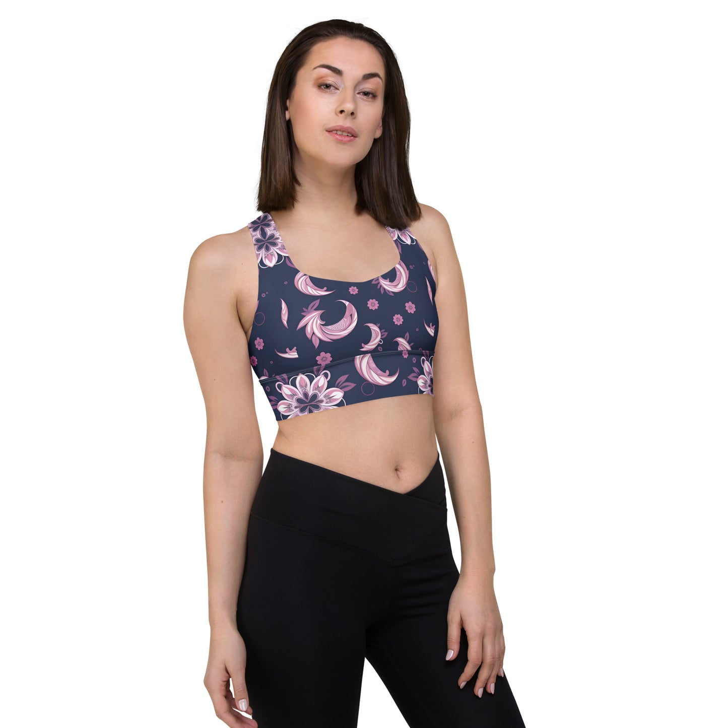 Longline sports bra