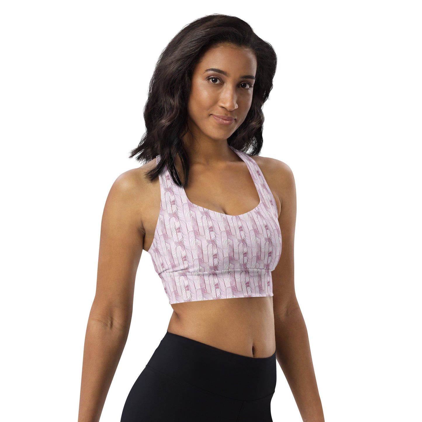 Longline sports bra