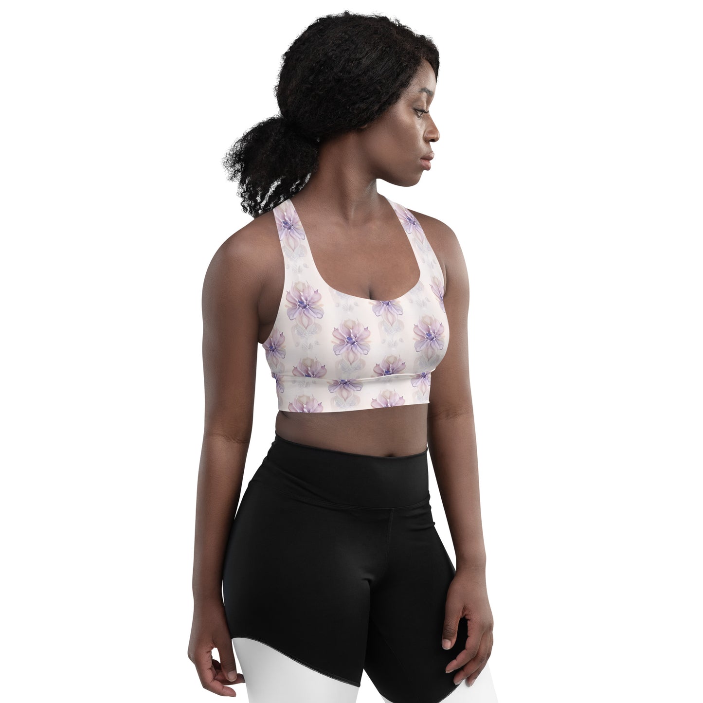 Longline sports bra