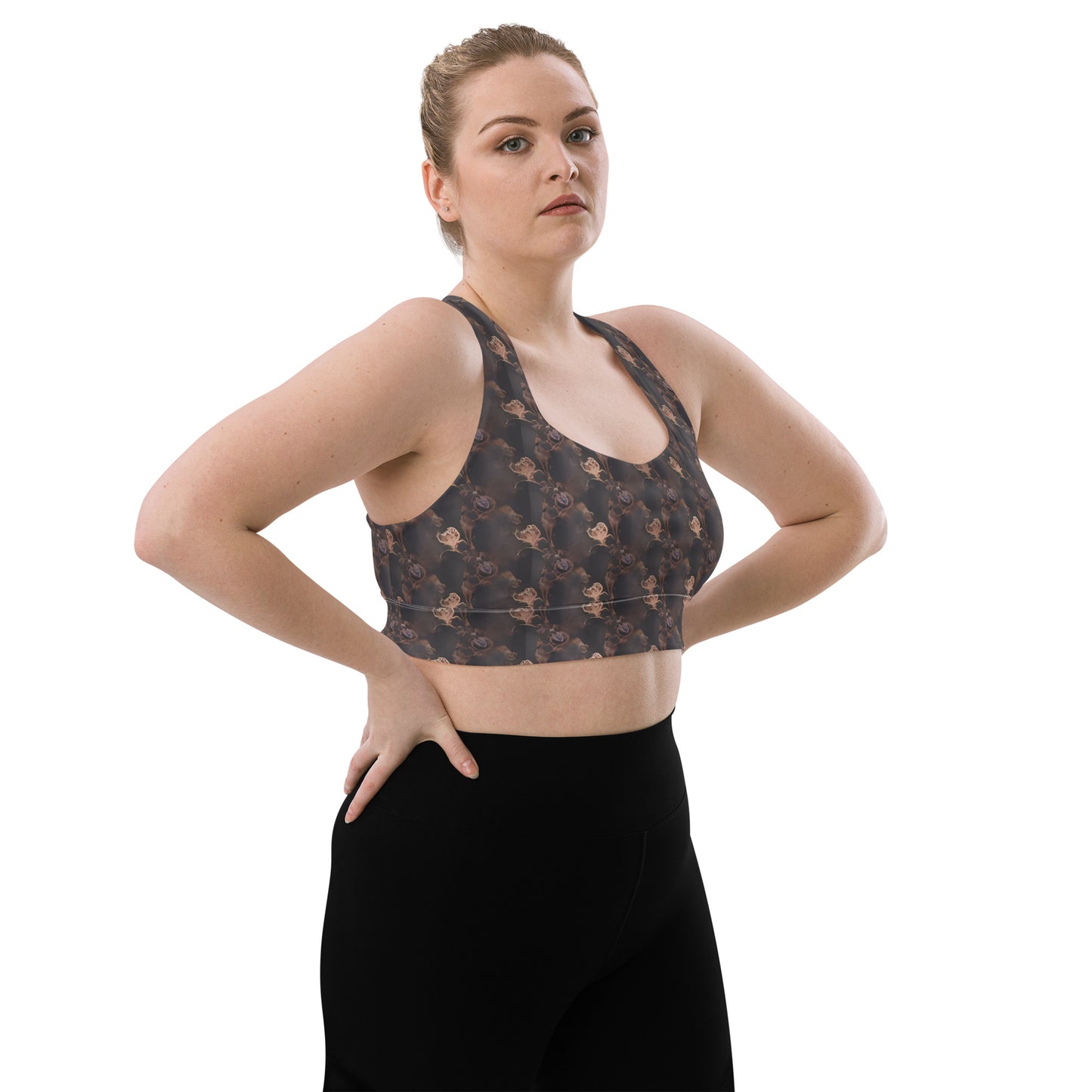 Longline sports bra