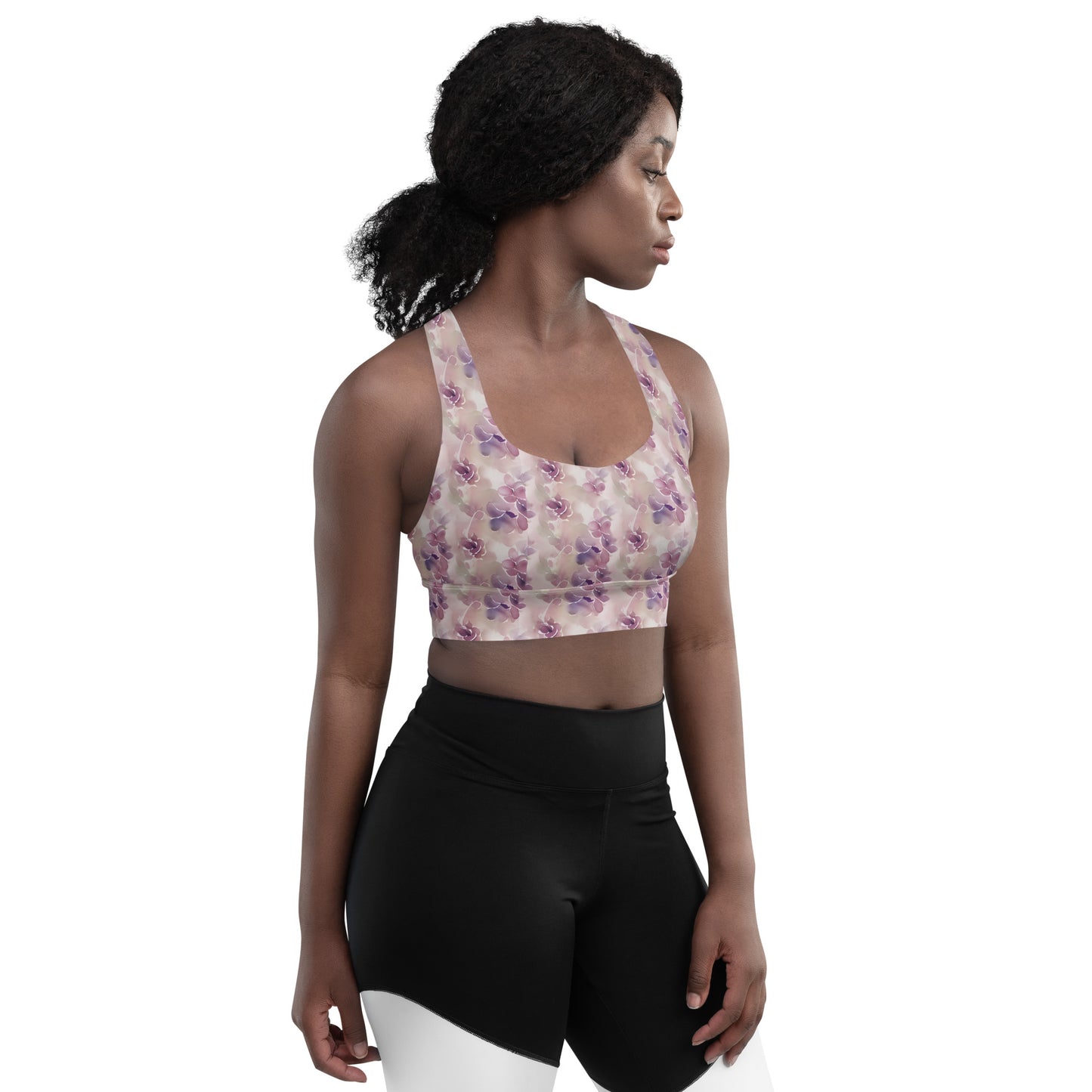 Longline sports bra