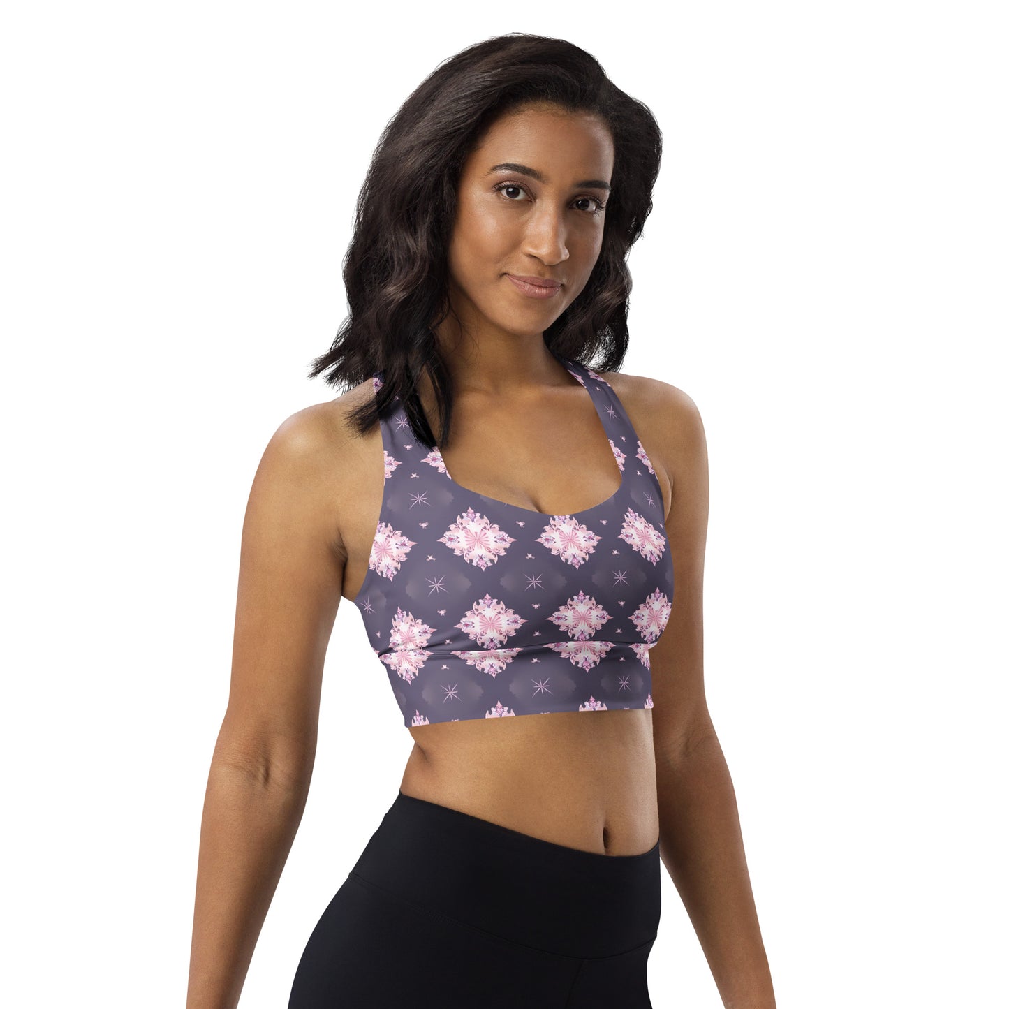 Longline sports bra