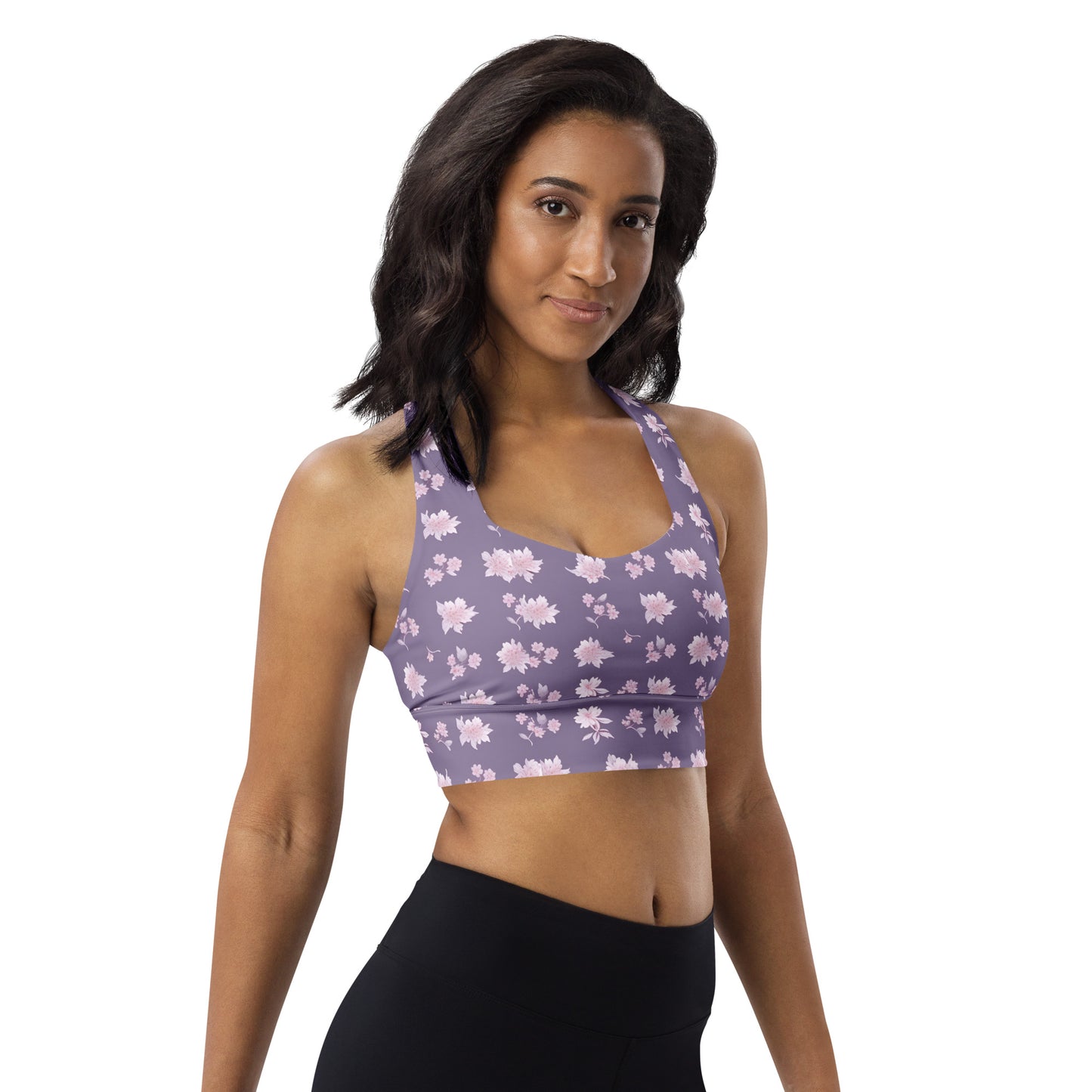 Longline sports bra