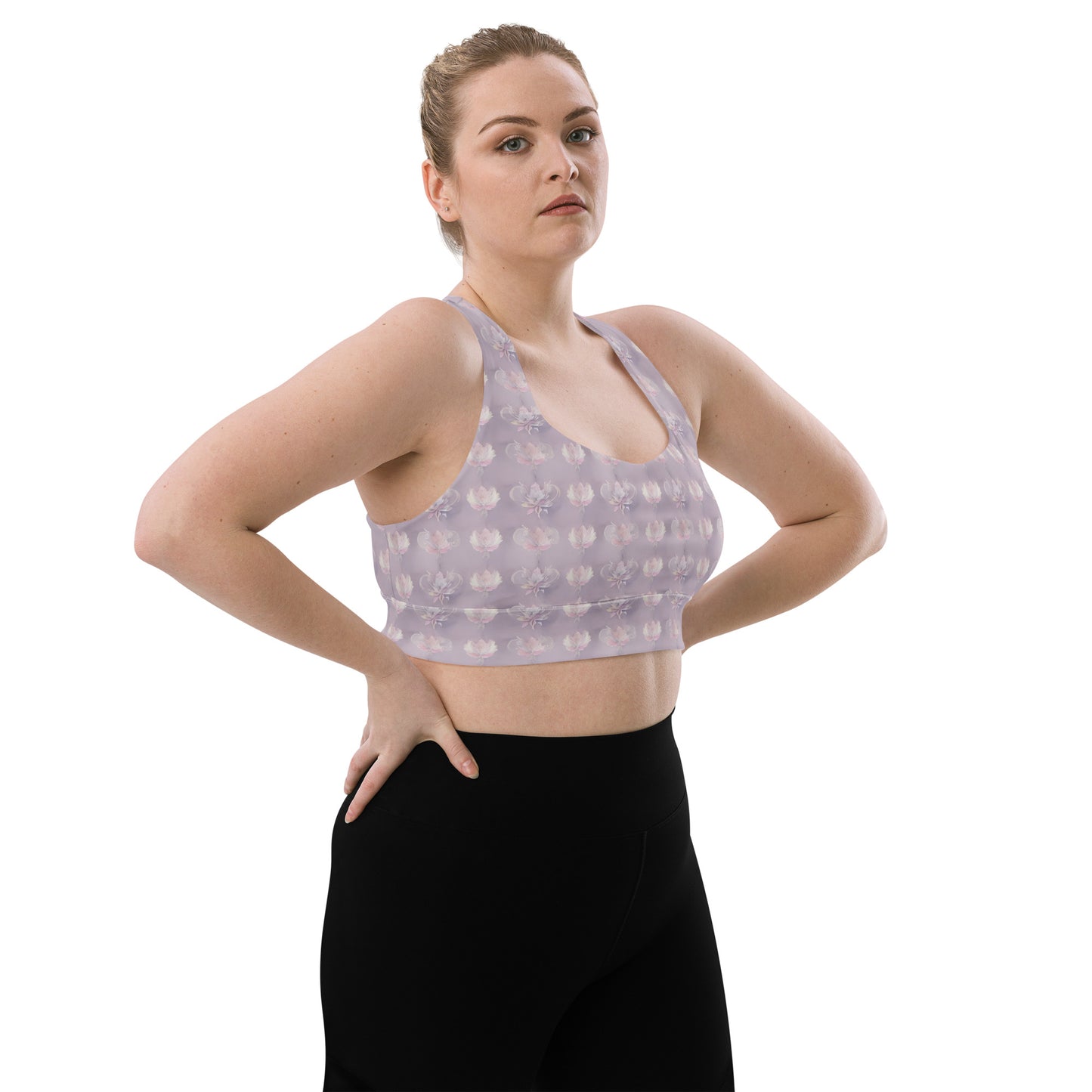 Longline sports bra