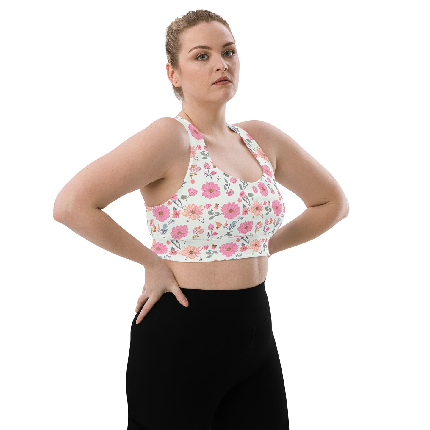 Longline sports bra