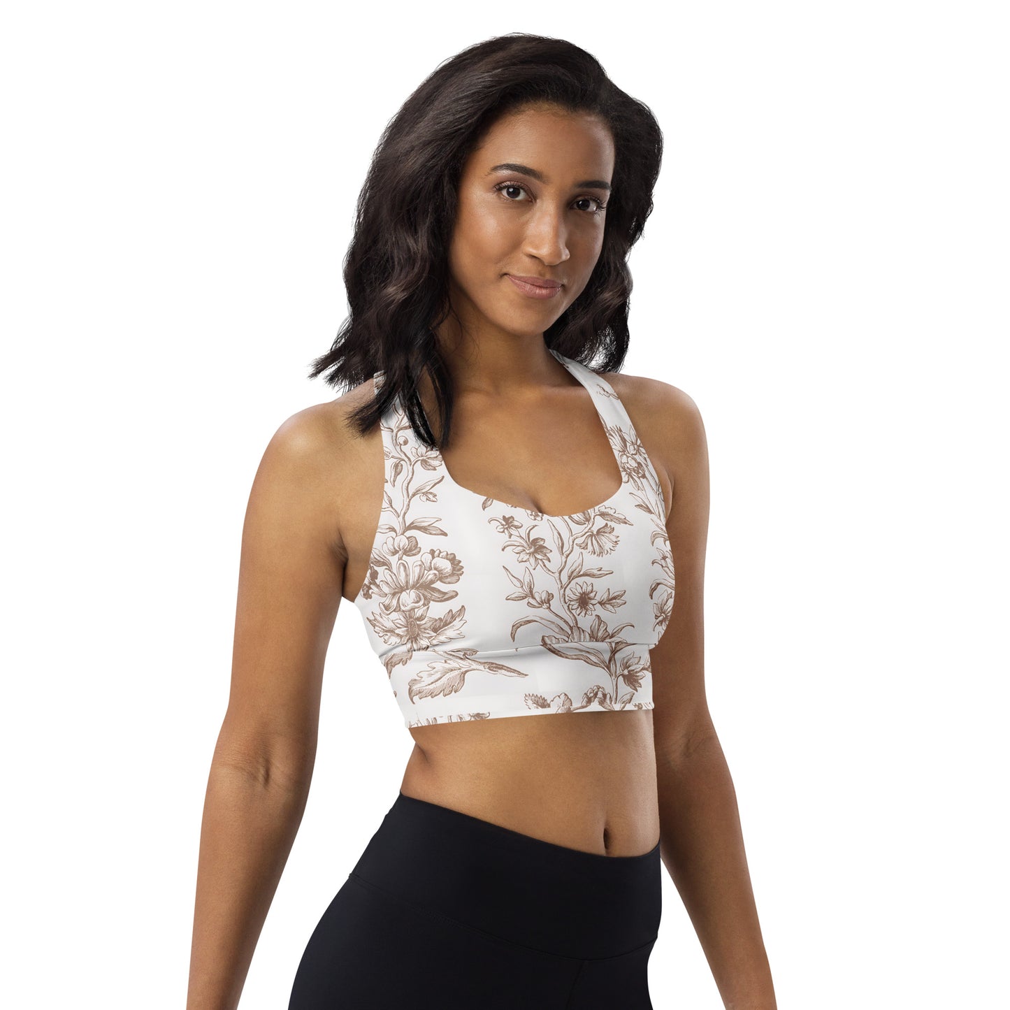 Longline sports bra