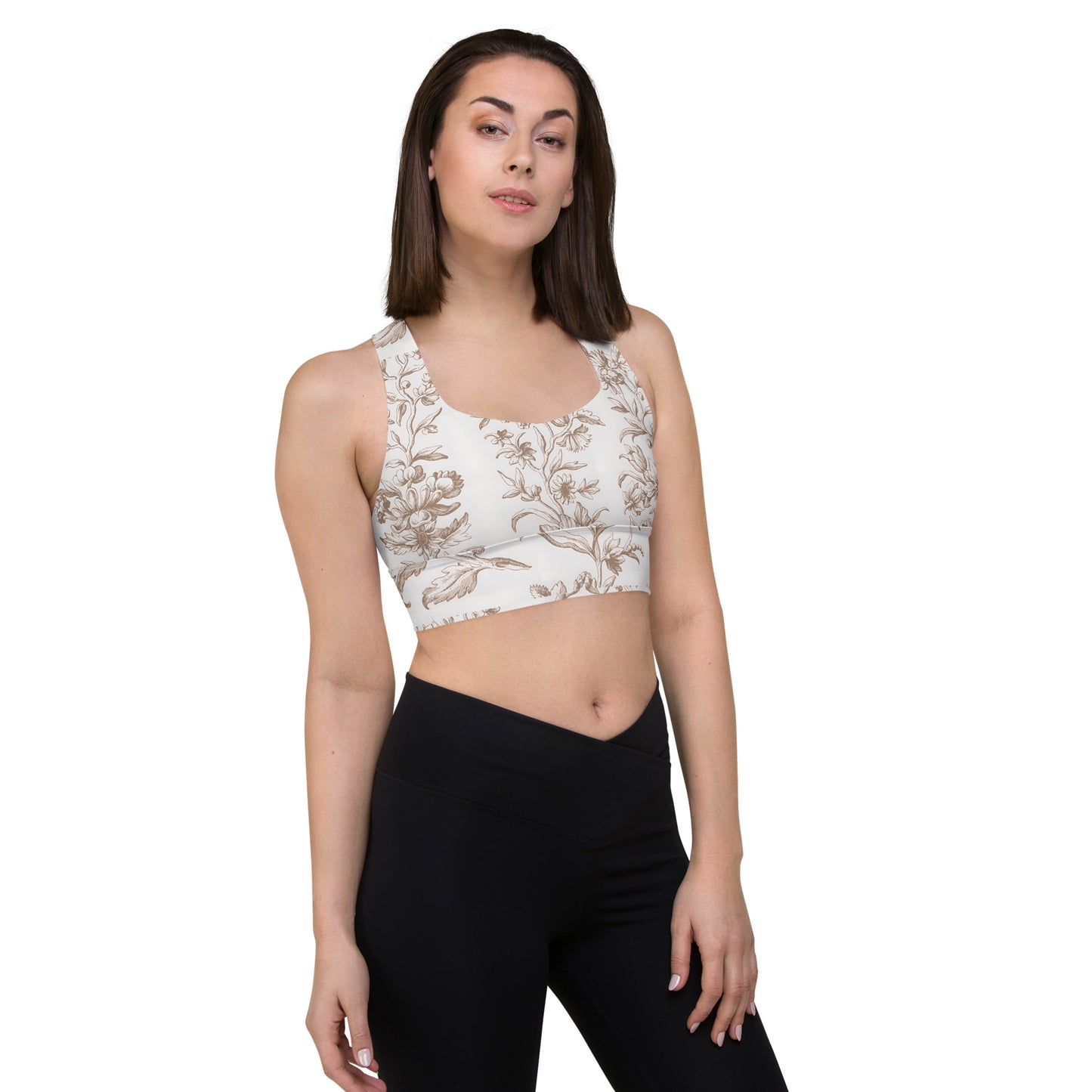 Longline sports bra