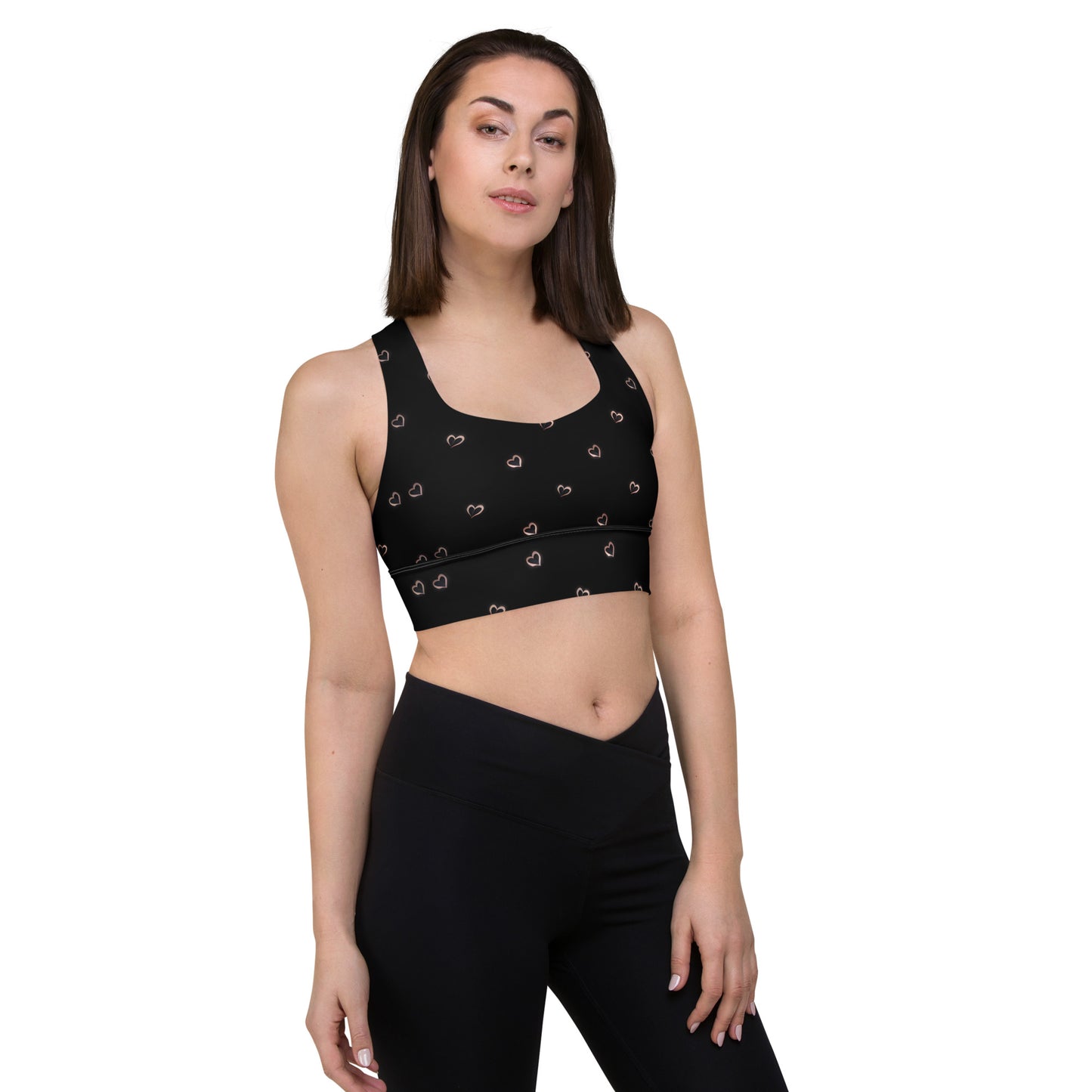 Longline sports bra