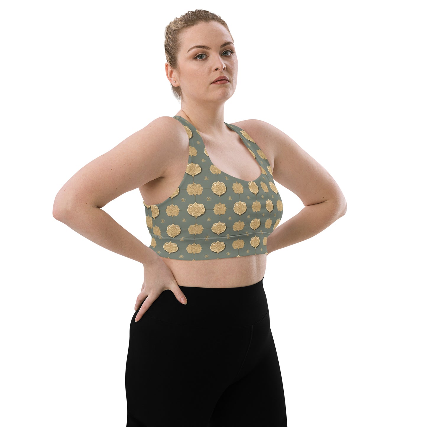 Longline sports bra