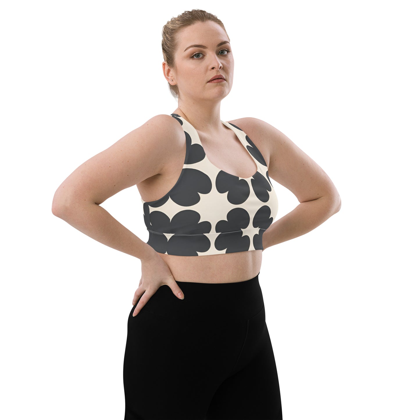 Longline sports bra