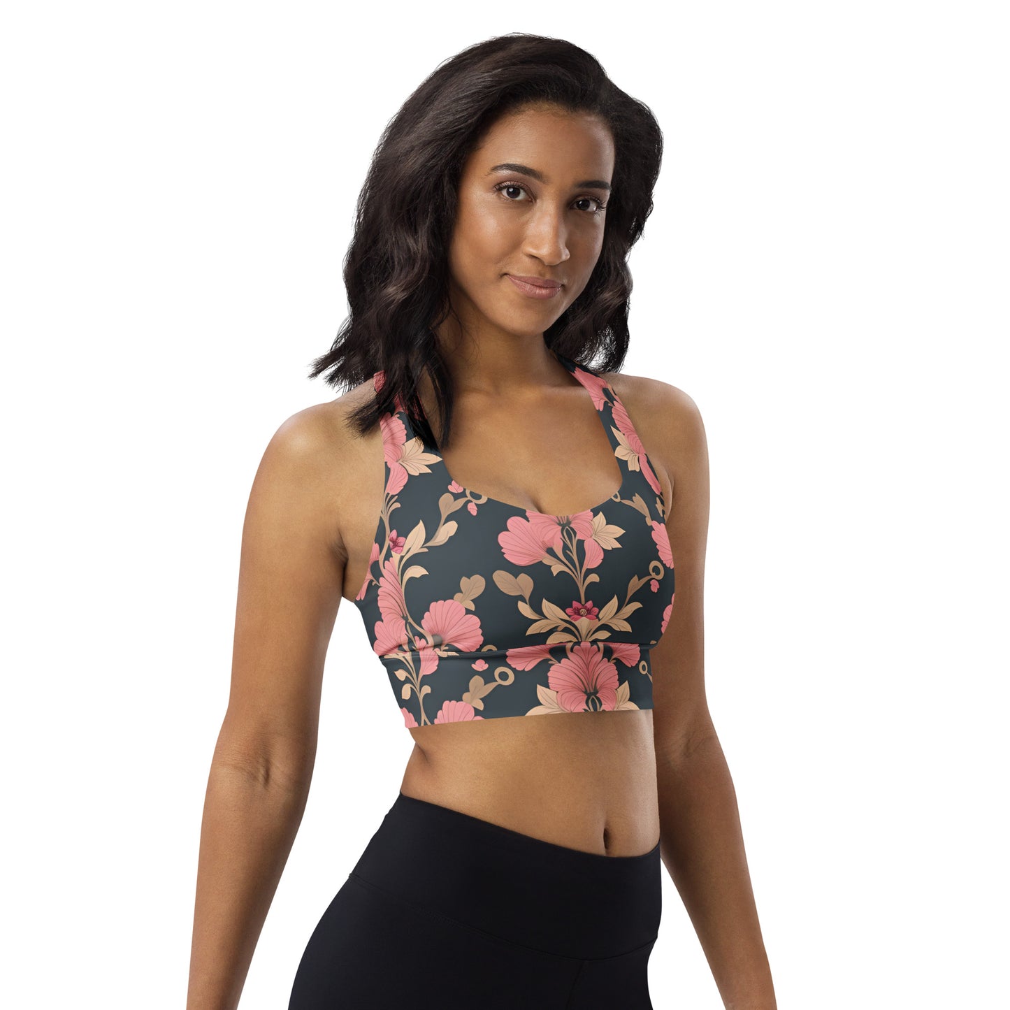 Longline sports bra