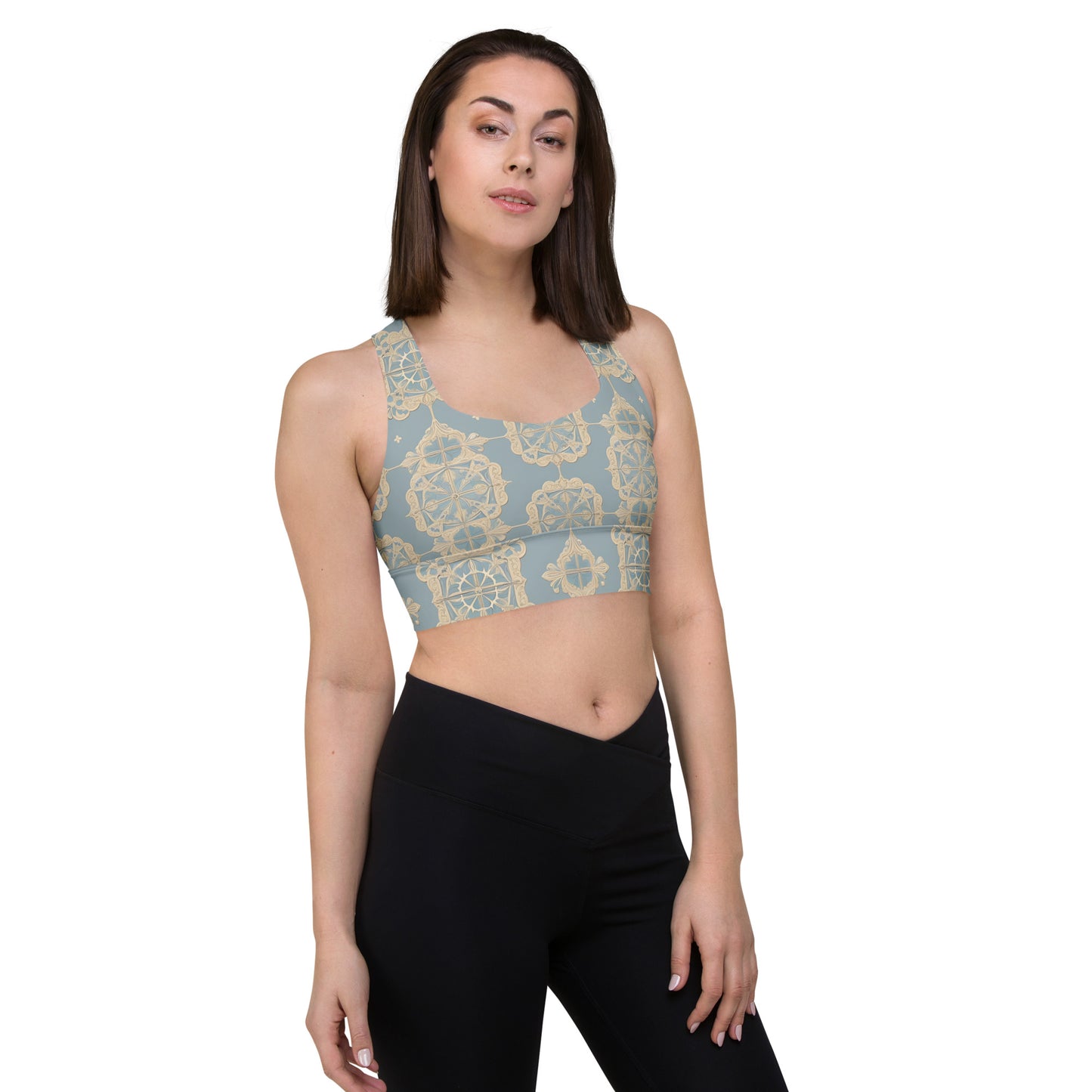 Longline sports bra