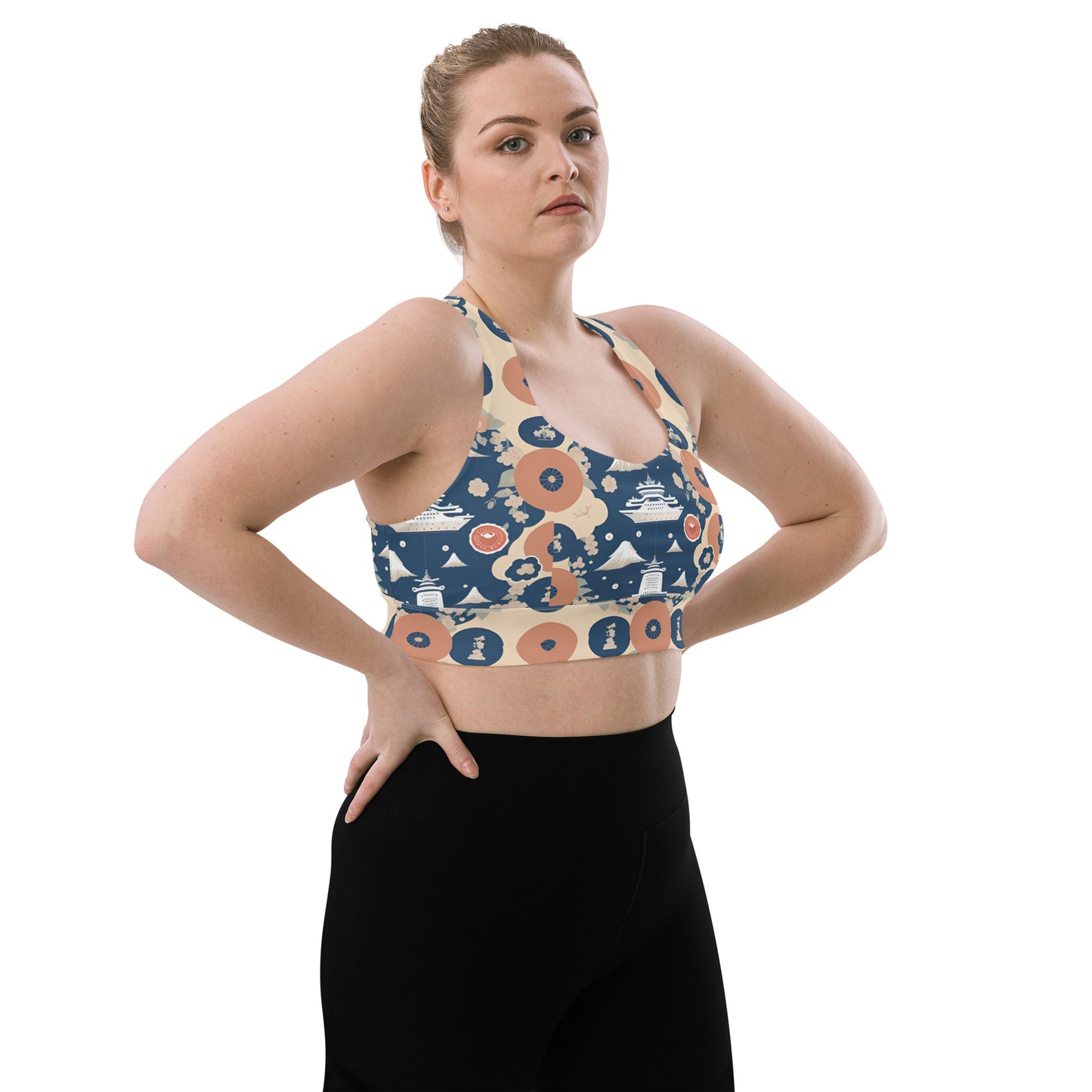 Longline sports bra