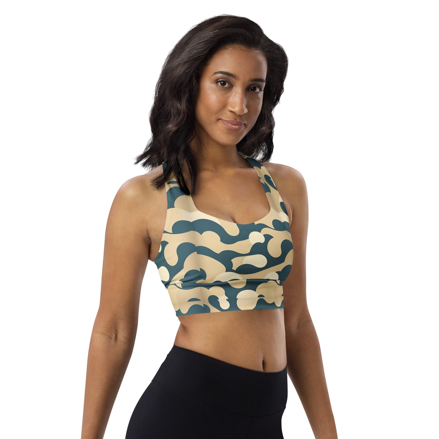 Longline sports bra