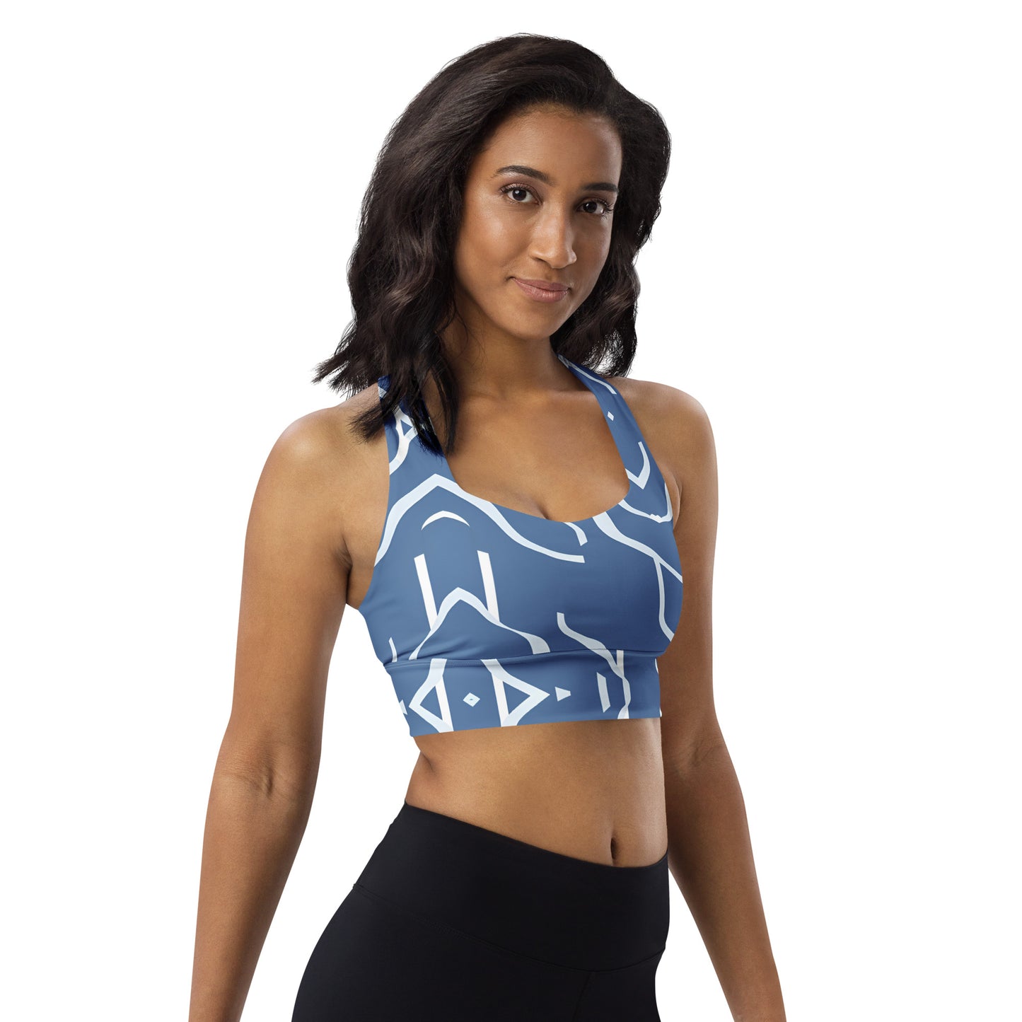 Longline sports bra