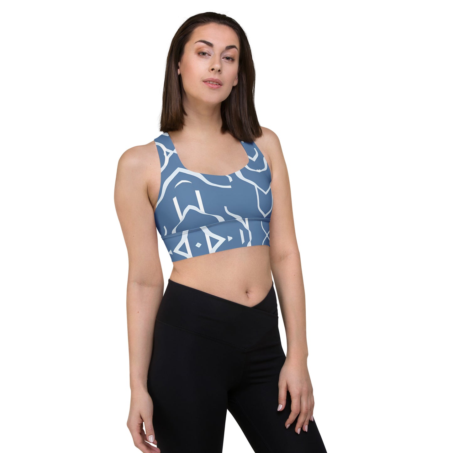 Longline sports bra