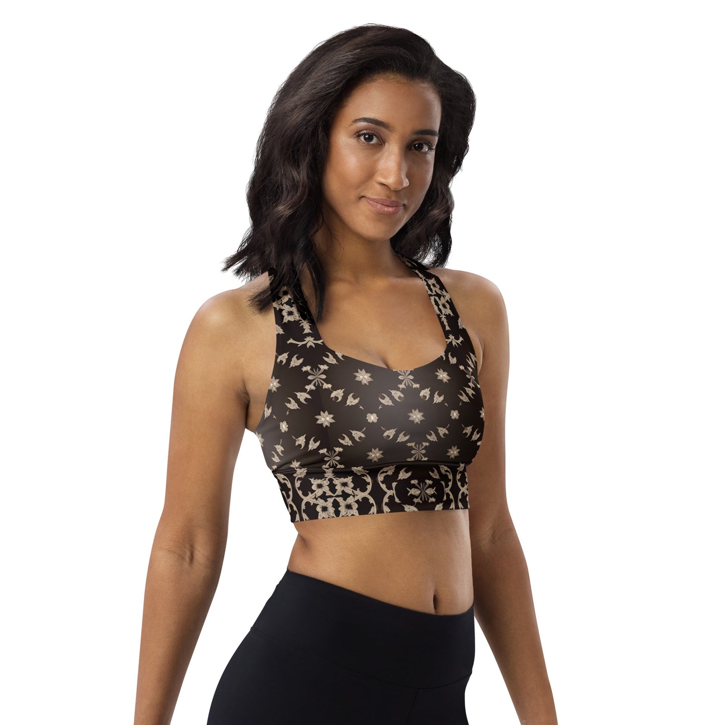 Longline sports bra