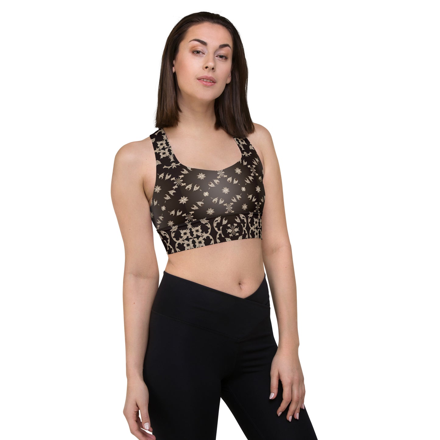 Longline sports bra