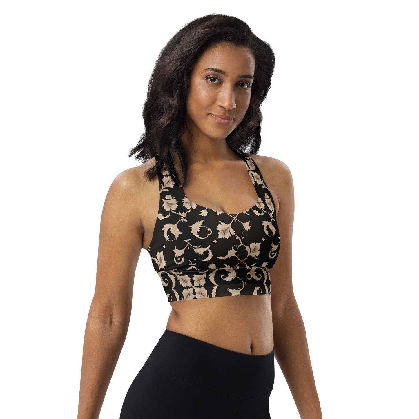 Longline sports bra