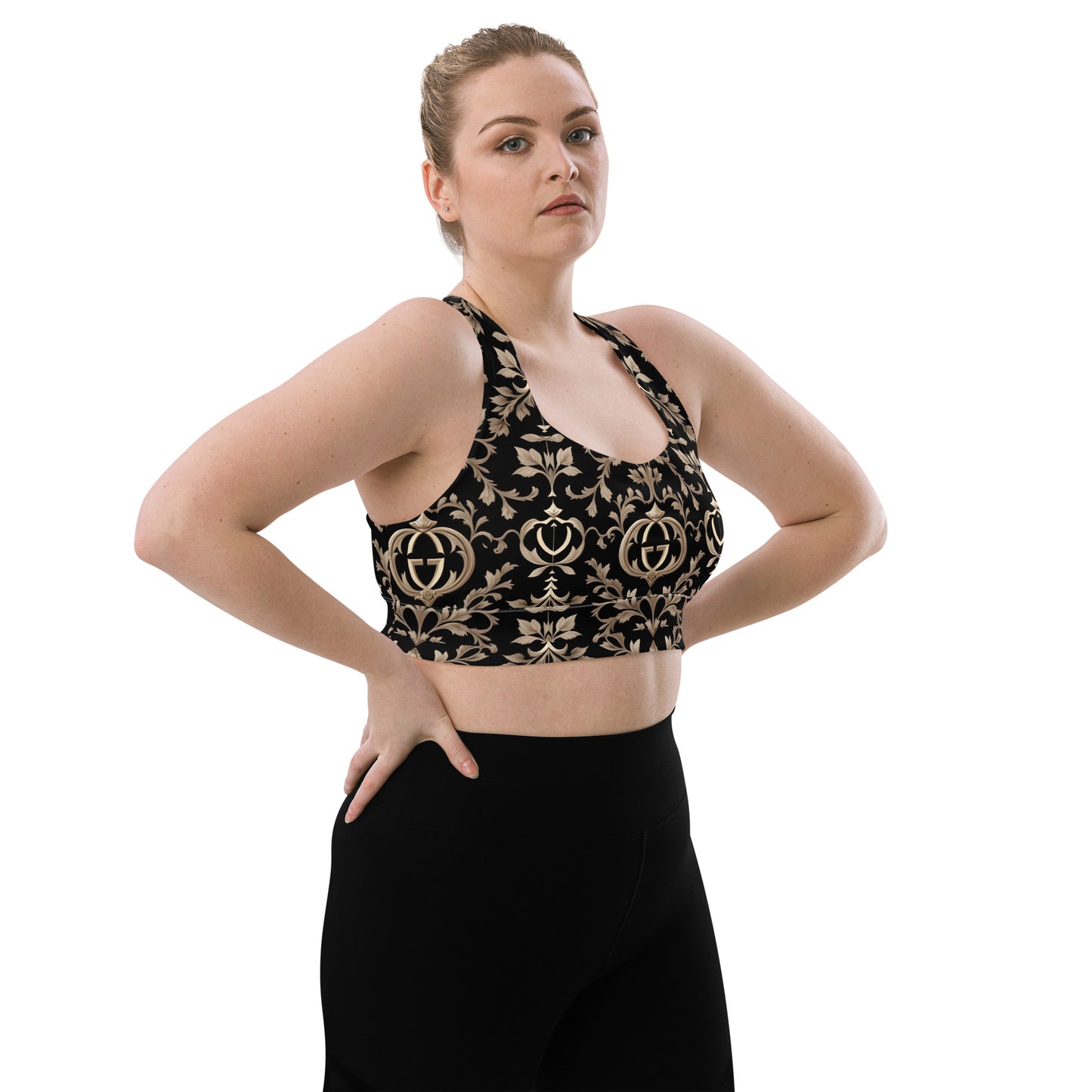 Longline sports bra