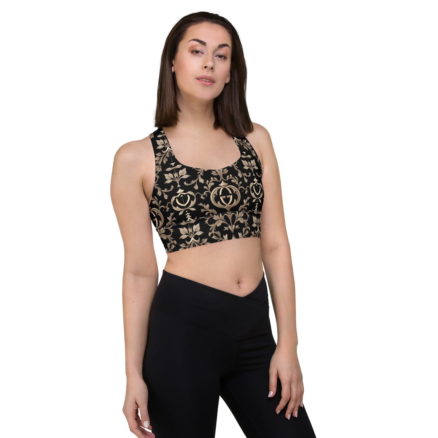 Longline sports bra