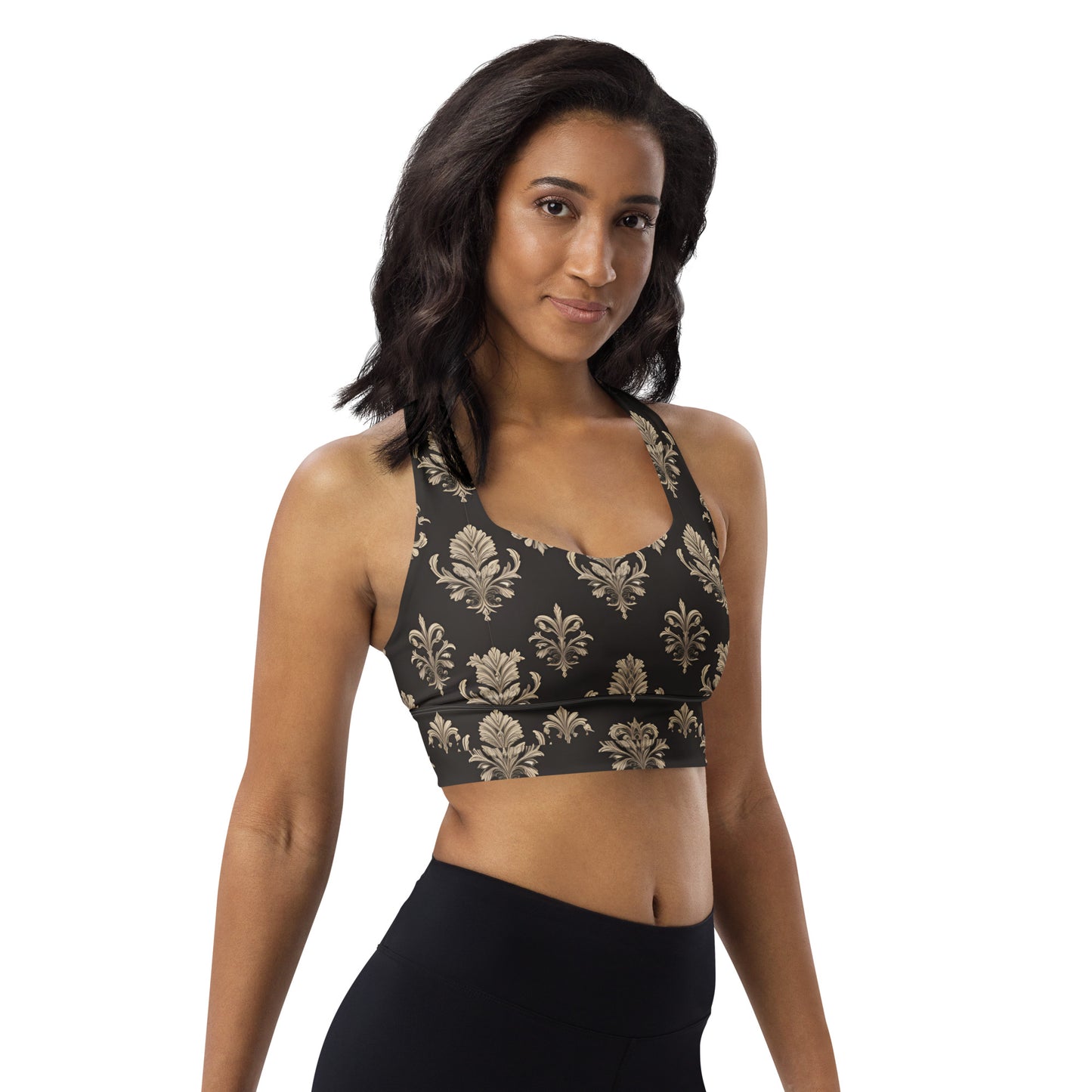 Longline sports bra