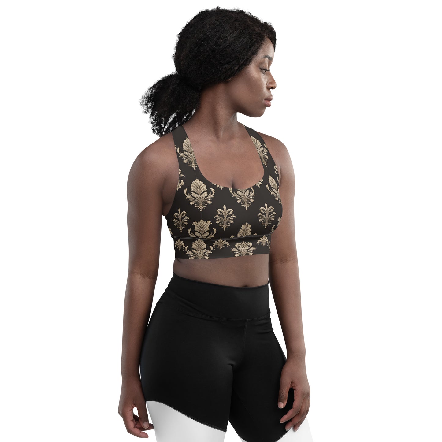 Longline sports bra