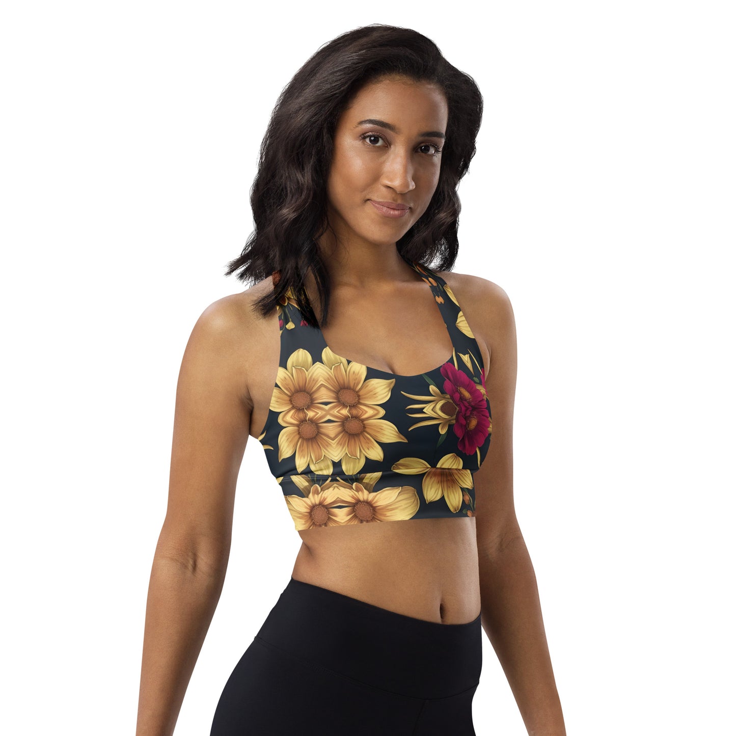 Longline sports bra