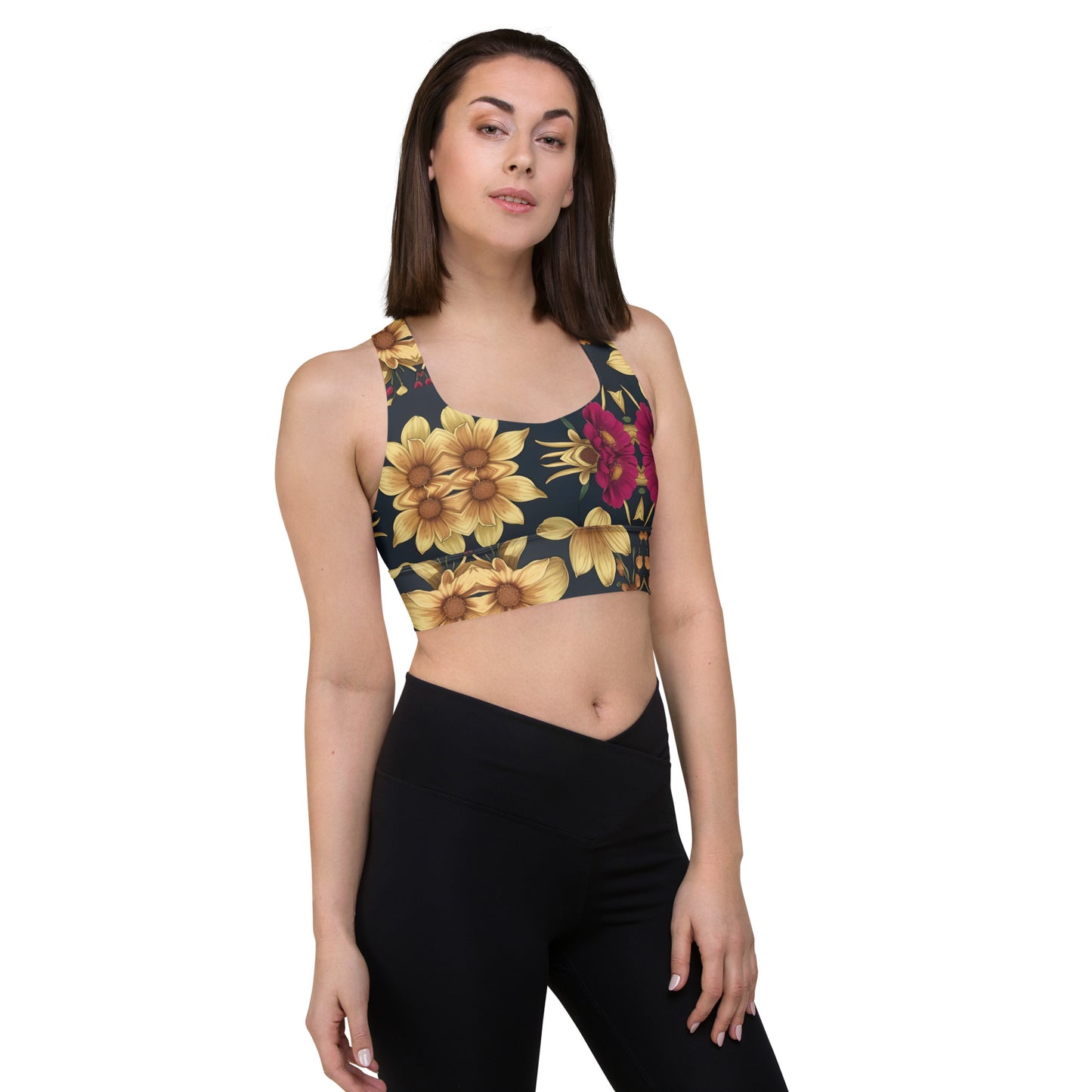 Longline sports bra