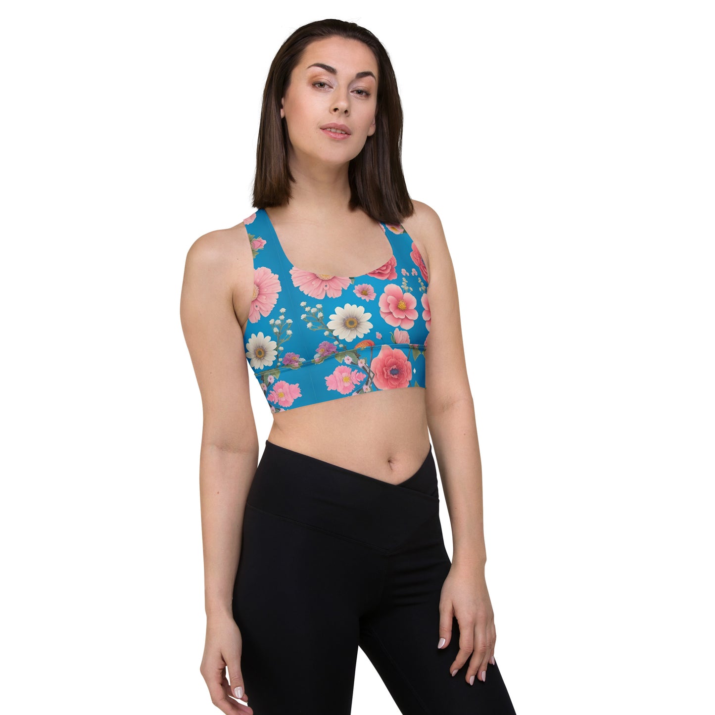 Longline sports bra