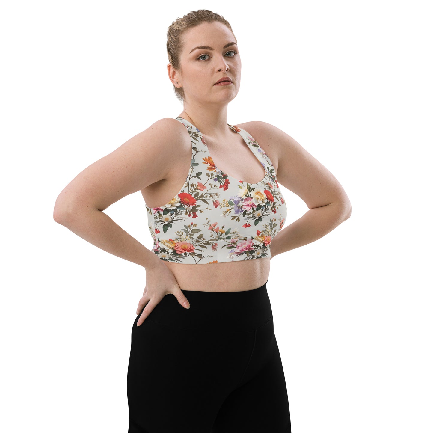 Longline sports bra