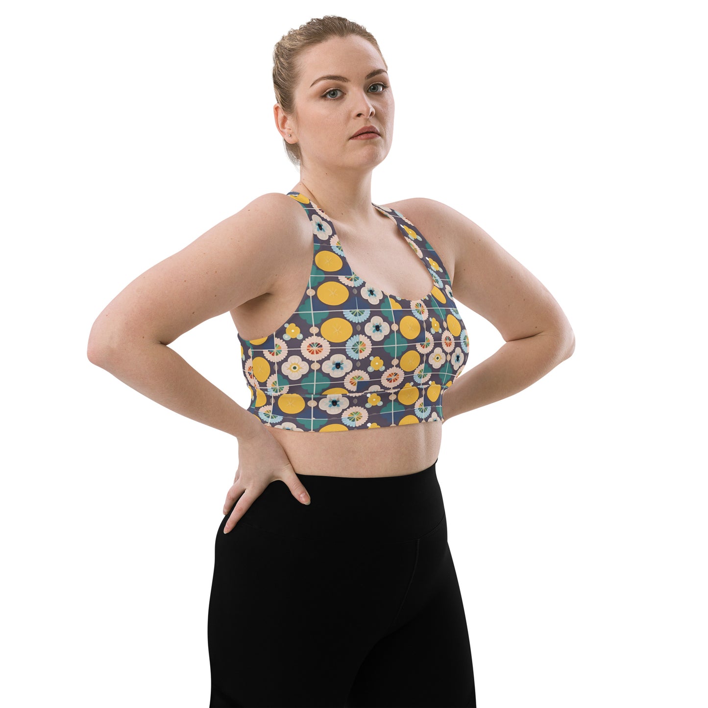 Longline sports bra