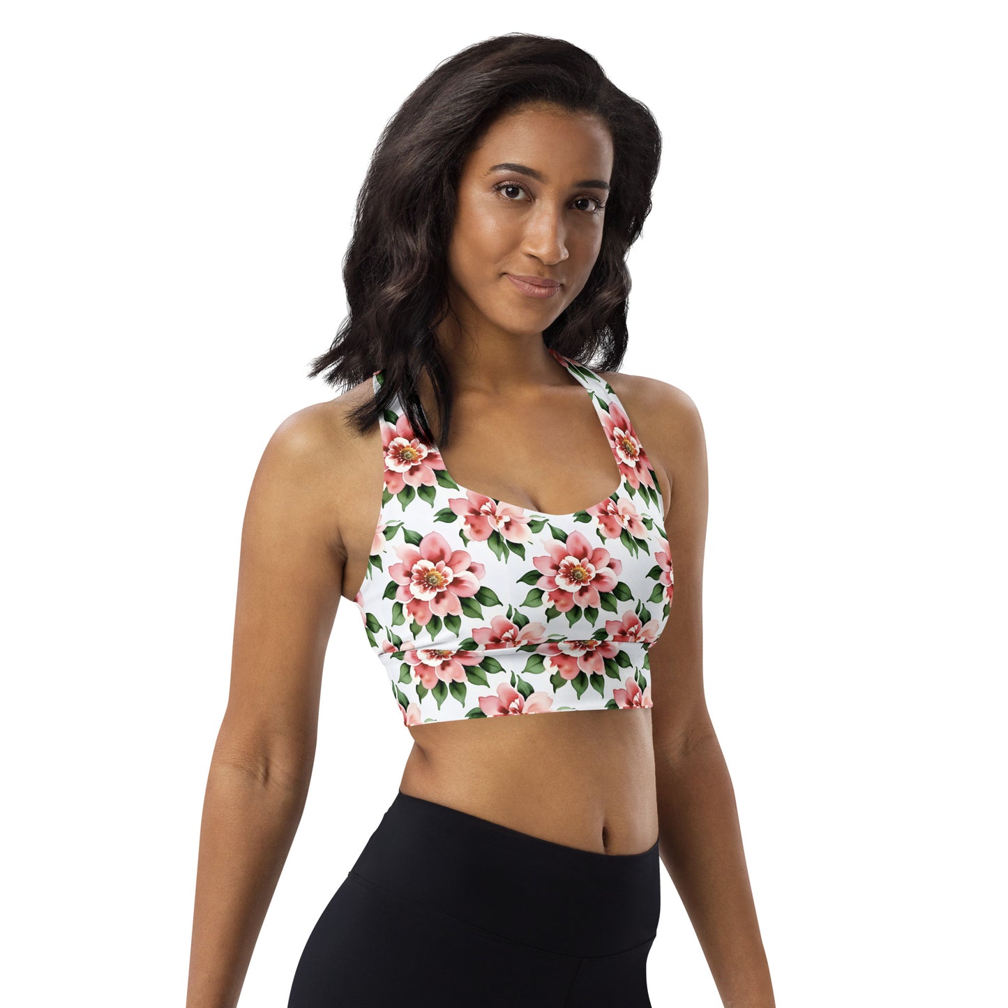 Longline sports bra