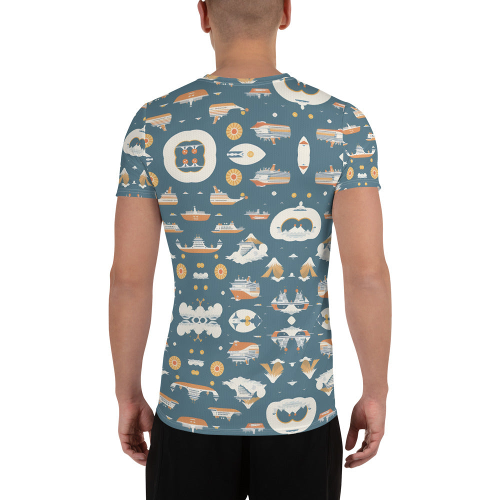 All-Over Print Men's Athletic T-shirt