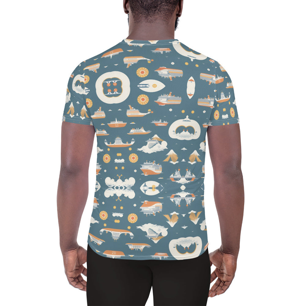 All-Over Print Men's Athletic T-shirt