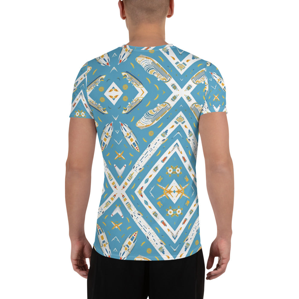 All-Over Print Men's Athletic T-shirt