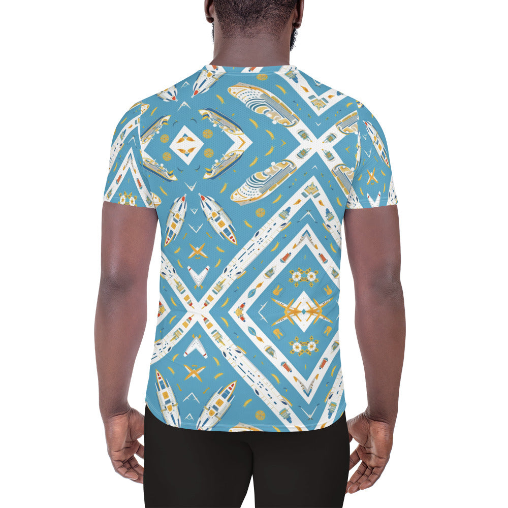 All-Over Print Men's Athletic T-shirt