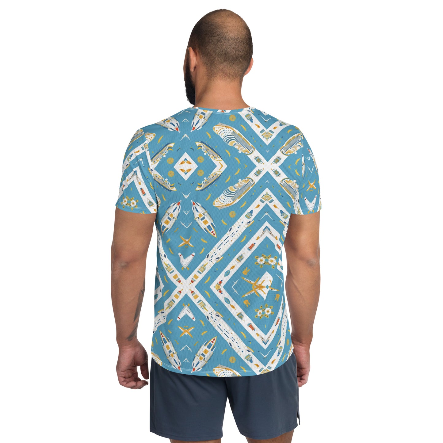 All-Over Print Men's Athletic T-shirt