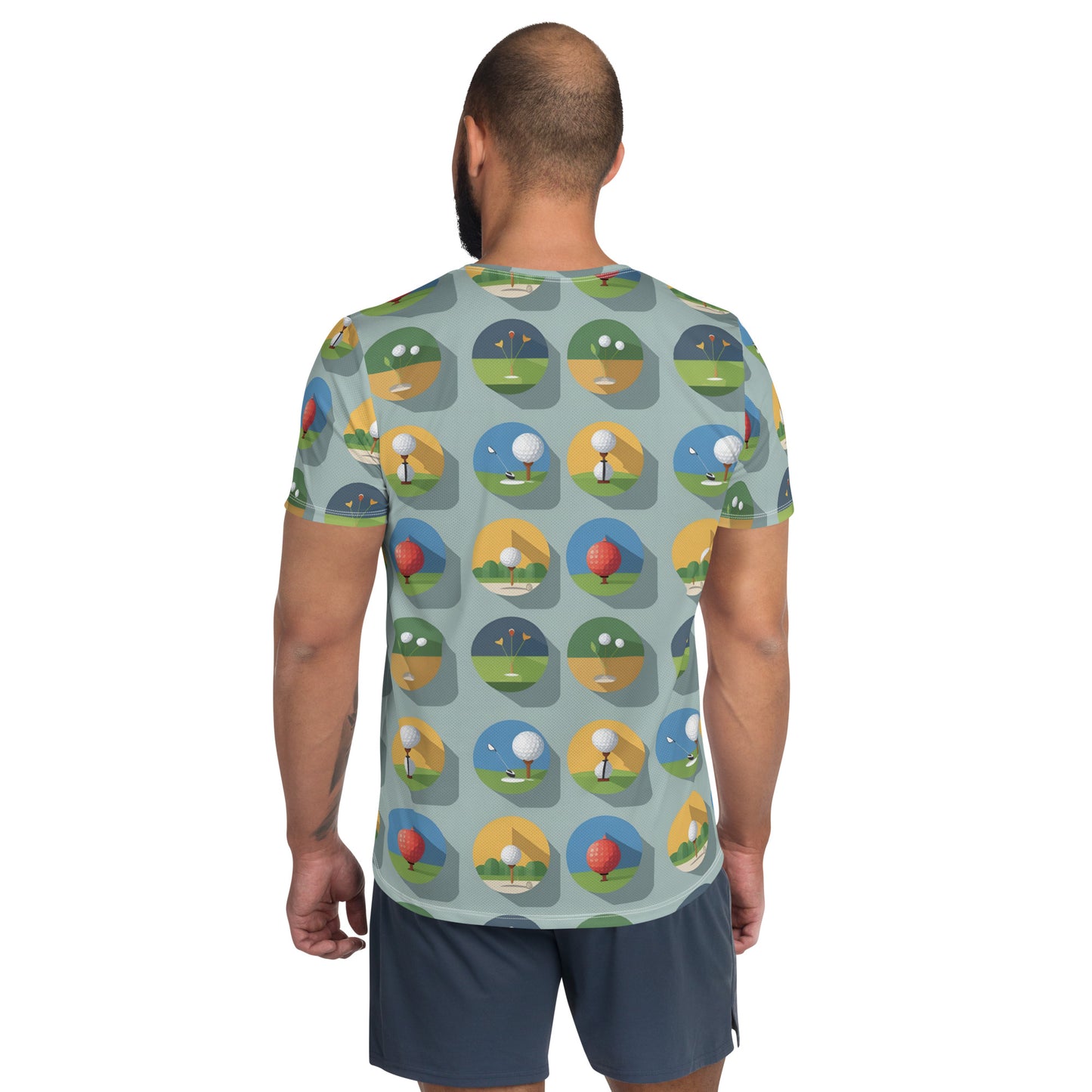 All-Over Print Men's Athletic T-shirt