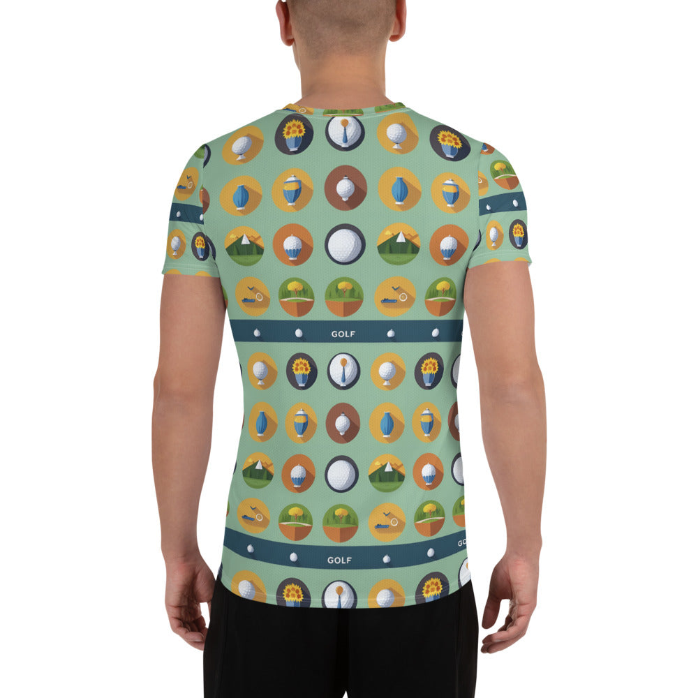 All-Over Print Men's Athletic T-shirt