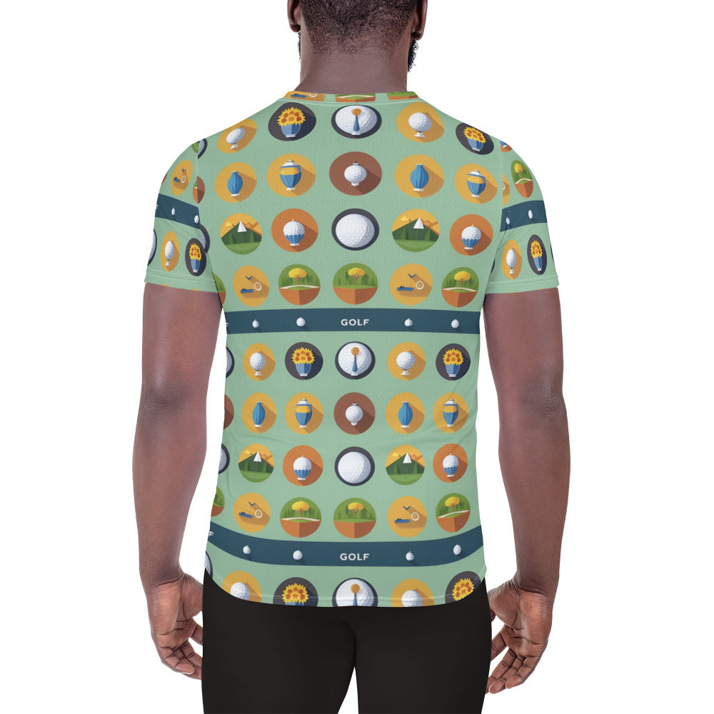 All-Over Print Men's Athletic T-shirt