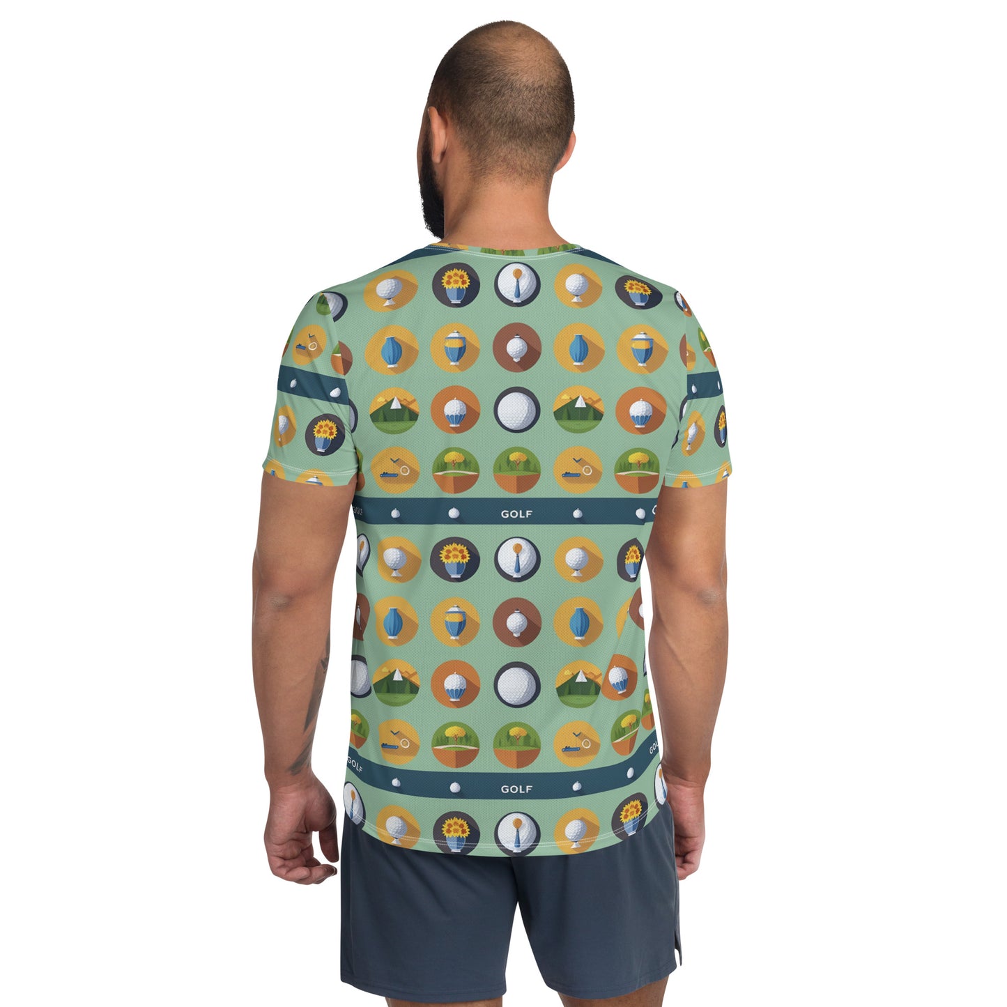 All-Over Print Men's Athletic T-shirt