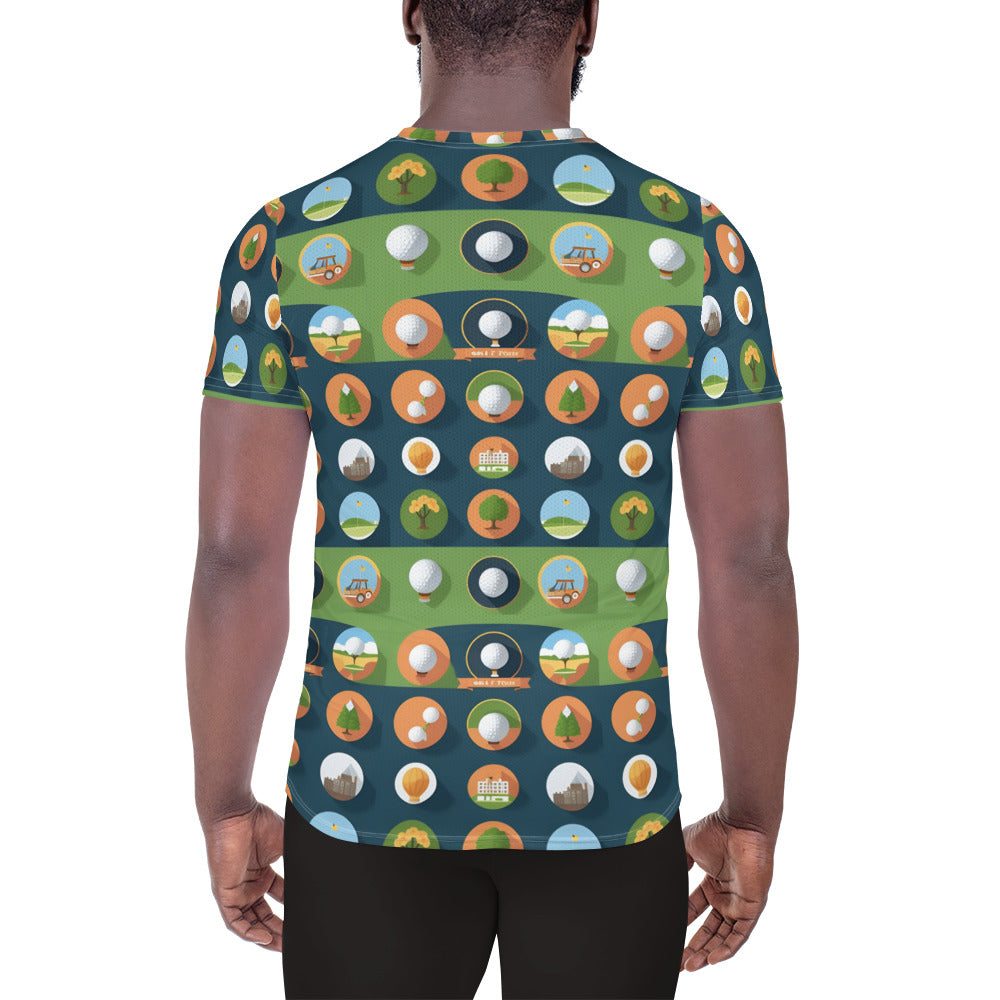 All-Over Print Men's Athletic T-shirt