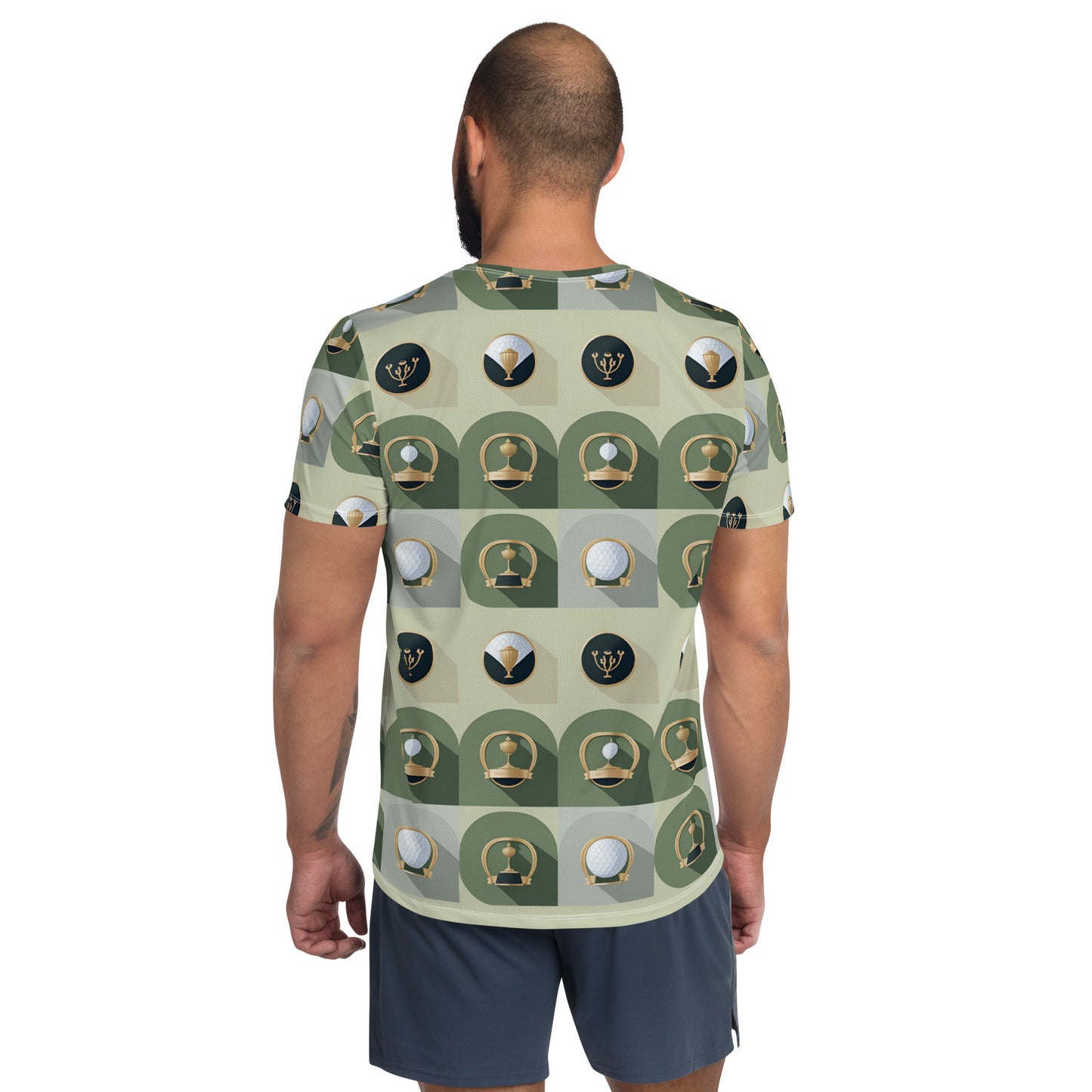 All-Over Print Men's Athletic T-shirt