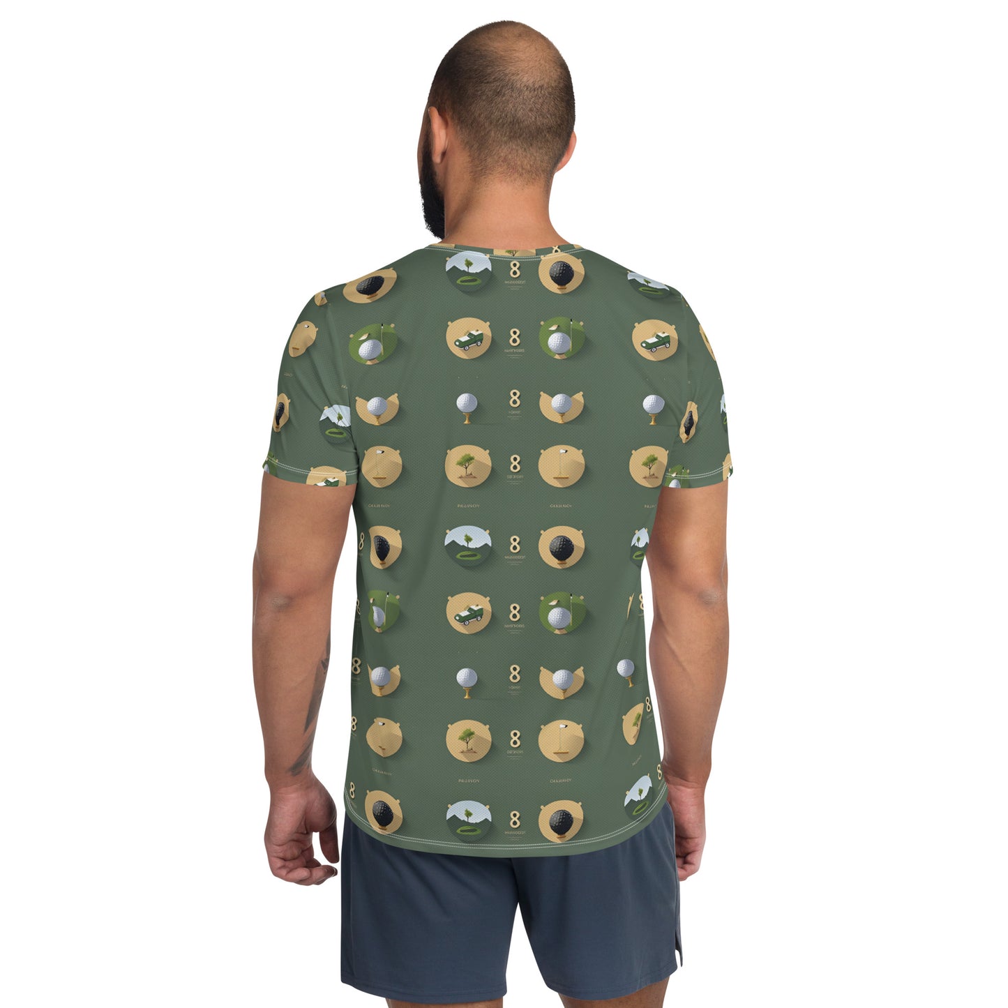 All-Over Print Men's Athletic T-shirt