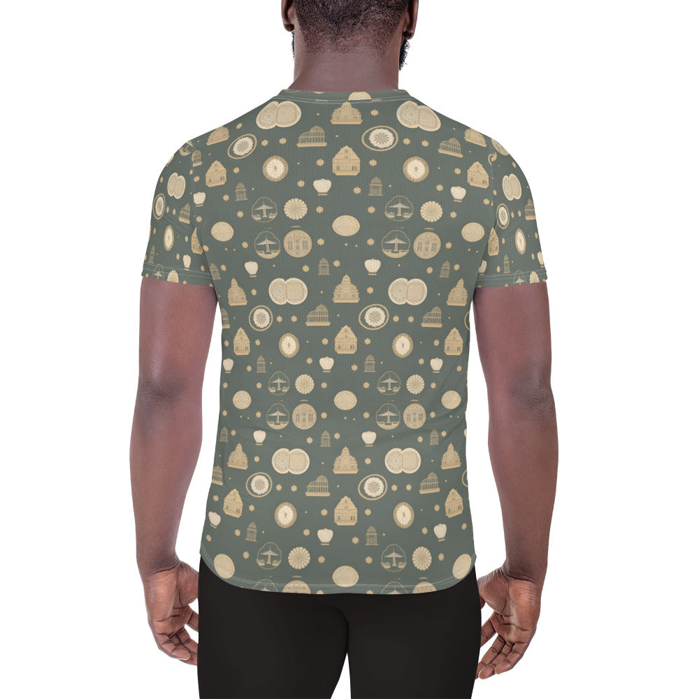 All-Over Print Men's Athletic T-shirt