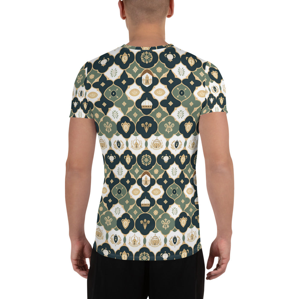 All-Over Print Men's Athletic T-shirt